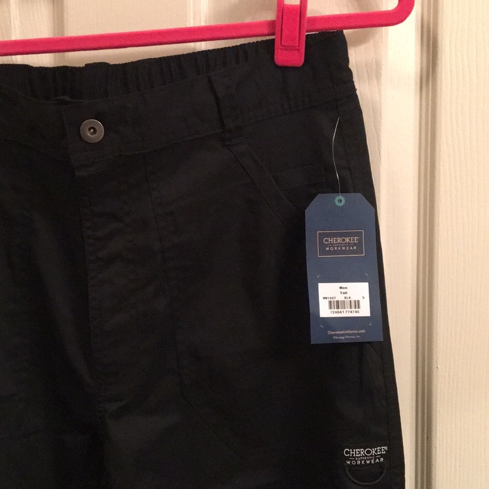Brand new black Cherokee men’s scrub pants